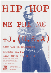 400211 Aankondiging van de Amerikaanse rappers me phi me en J., 24-11-1992