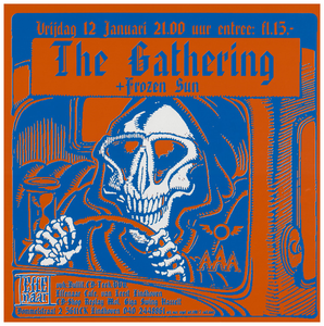 400421 Aankondiging van de band the Gathering uit Oss en de band Frozen Sun uit Asten- Heusden, 12-1-1996