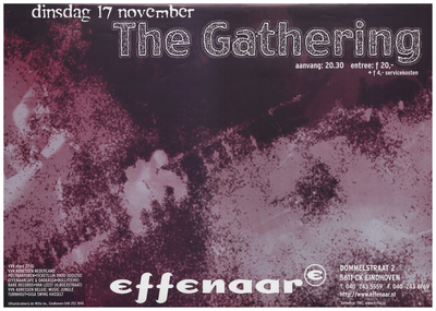 400646 Aankodiging van de uit Oss afkomstige band The Gathering, 17-11-1998