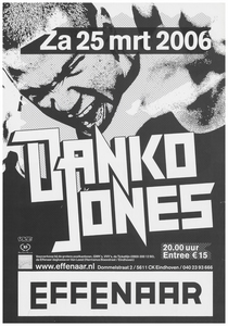 400887 Aankondiging van de band rond de Canadese zanger/gitarist Danko Jones, 25-3-2006