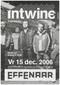 400921 Aankondiging van de Tilburgse band Intwine en de uit Utrecht afkomstige band Cool Jimmy, 15-12-2006