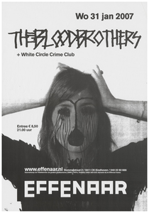 400927 Aankondiging van de Amerikaanse band The Blood Brothers en de Belgische band White circle crime club, 31-1-2007