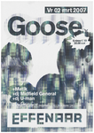 400931 Aankondiging van de Belgische band Goose met vervolgens de dj's Matik de Engelman Mindfield General en de ...