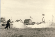 578832 Demonstratie brandweer uit Essen, ter gelegenheid van 200 jaar brandweer Asten, 3-6-1963