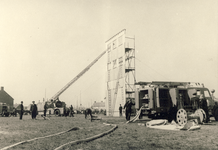 578834 Demonstratie met Magirus-ladderwagen van de brandweer uit Asten, tgv 200 jarig bestaansfeest brandweer Asten, ...