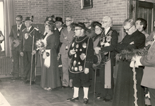 578839 Gilde St. Joris bij een feestelijke bijeenkomst in het gemeentehuis, 1970-1980