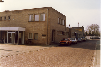 579412 Klokkengieterij Eysbouts aan de Driehoekstraat, februari 1990