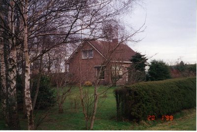 580658 Zijaanzicht van een woonhuis aan de Pannenhoef 5, 20-01-1999