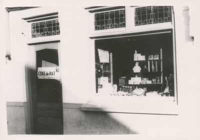 576798 Levensmiddelenwinkel van G. Slaats, Wolfsberg, 1955