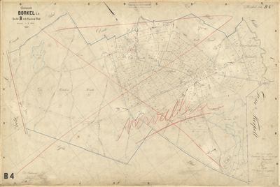 391488 Kadasterkaart Borkel en Schaft Sectie: B04, 1916