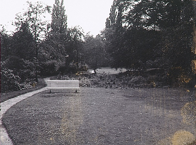 3881 Pand De Rooij, Stratumsedijk 46: tuin, 1968