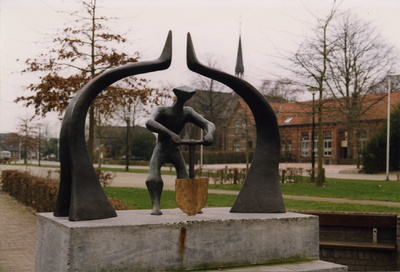 211001 De Peelwerker. Monument. Asten-Heusden, 03-1998