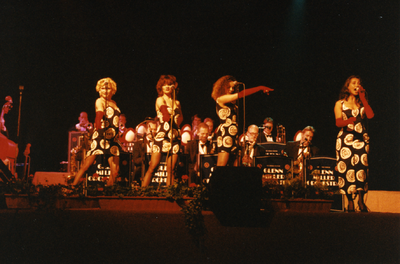 214456 Een optreden van De Sisters tijdens het concert in Tennis Hal Asten, 18-05-1995