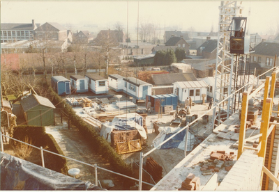230858 werkzaamheden tijdens de nieuwbouw., 1980 - 1981
