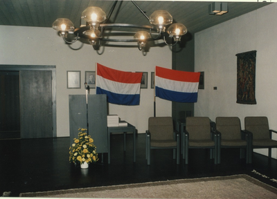 231516 Ontvangst van kampioenen van sport verenigingen groot Someren in het gemeentehuis, 13-11-1987