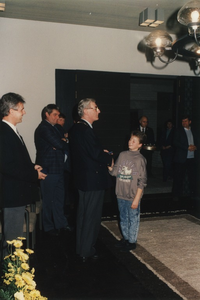 231517 Ontvangst van kampioenen van sport verenigingen groot Someren in het gemeentehuis, 13-11-1987