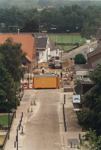 232240 Panorama vanuit Kerktoren: gezien richting van Dongenstraat, 07-1992
