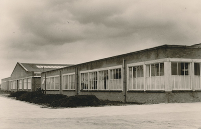 237269 Fabriek Berkvens deuren op het industrieterrein Sluis 11, Voorjaar 1956