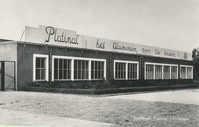 237270 Platinal Aluminium fabriek , 1956