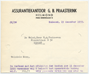 979-21227 briefhoofd, Assurantiekantoor G.B. Praasterink, assurantiekantoor, verzekeringen, Telefoonnr.: 2115 - 3506, ...