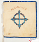 25 Vlag van JEUGD-ORGANISATIE KRUIS VERBOND SOBRIETAS REUVER uit REUVERDatering Vermoedelijk 1923
