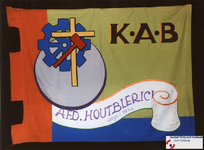 29 Vlag van K.A.B. AFD. HOUTBLERICK uit HOUT-BLERICKDatering Vermoedelijk jaren 1950-1960