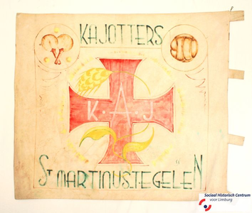 62-b Vlag van KAJOTTERS KAJ ST.MARTINUS TEGELEN uit TEGELENDatering Onbekend