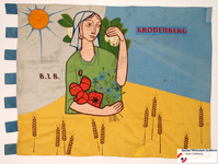 75-a Vlag van B.J.B. KRONENBERG uit KRONENBERGDatering Onbekend, vermoedelijk einde jaren 1950