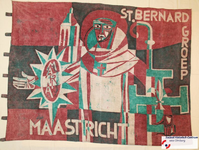 114 Vlag van ST. BERNARD GROEP MARIA MAASTRICHT uit MAASTRICHTDatering 1963