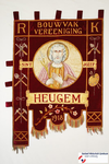 155-a Vaandel van RK BOUWVAK VEREENIGING SINT JOZEF HEUGEM uit HEUGEMDatering Onbekend, vermoedelijk tussen 1910 en 1920
