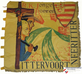 169 Vlag van R.K. JONGE BOEREN ITTERVOOR NEERITTER uit NEERITTERDatering Onbekend, vermoedelijk jaren 1950