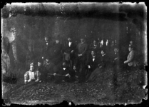 73 Groepsfoto; helllingbos, circa 1905