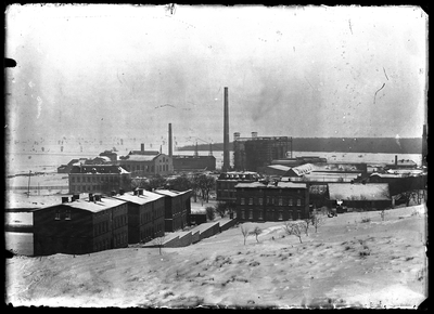 78 Industrieterrein; fabrieksgebouwen, circa 1904
