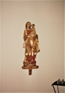 3504 Mariabeeld; doopkapel, circa 1982