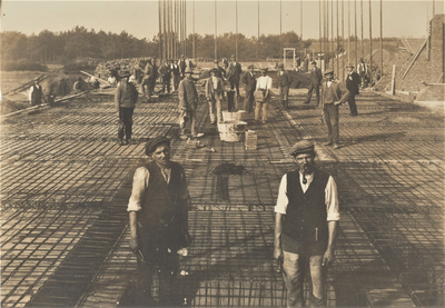 3694 arbeiders; betonvlechtwerk, 1920