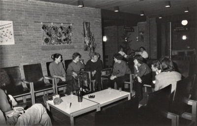 3772 studenten; verloskunde; bijeenkomst; Martha paviljoen, circa 1988