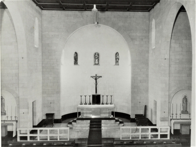 4217 absis; altaar; kapel, 1965