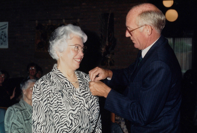 4453 onderscheiding; Mya Boersma, circa 1985