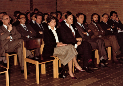 4520 toehoorders; aula; Marthapaviljoen, 1980