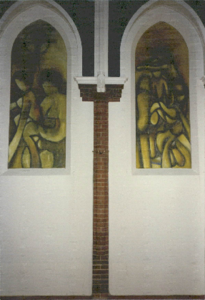 Schilderingen in kapel van voormalig klooster Akerkhof 22, Groningen 100623