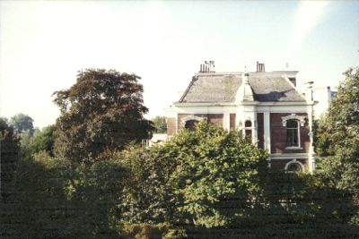  Achtergevel van dubbele villa Heresingel 15, 17, Groningen 100658