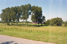  weiland, akker, bomen, boerderij Euvelgunne, omgeving Pop Dijkemaweg, Meedenpad, Groningen