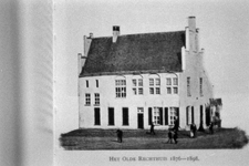 Het oude Rechthuis voor restauratie Martinikerkhof 2, Groningen 102549