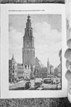  Gezicht op de Martinitoren met tram Grote Markt noordzijde, Martinikerkhof 1, 3, Groningen 102537, 102538