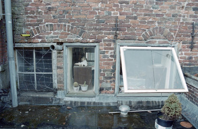  Gevel met vensters en ontlastingsboogjes Schoolstraat 3, 5, Groningen 103245