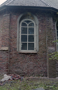  Muurwerk met venster van koor Noorddijkerweg 16, Noorddijk, Groningen 103727