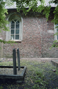  Muurwerk van koor met venster Noorddijkerweg 16, Noorddijk, Groningen 103727