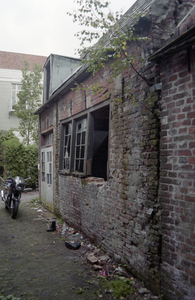  Gemetselde gevel tijdens ontmanteling Oude Boteringestraat 54-1, Groningen 107899