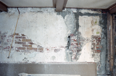  Muurwerk met restanten van pleistering Kerkeweg 37, Wirdum