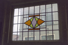  Glas-in-lood bovenlicht Grote Kromme Elleboog 24 a, Groningen 150862